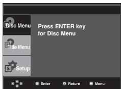 SAMSUNG DVD-P380 - Using the Disc Menu - 1