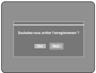 SAMSUNG DVD-R100E - Arrêter l'enregistrement - 1