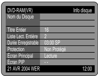 SAMSUNG DVD-R100E - Appuyez sur les touches ▲▼ pour sélectionner “Lecture” et commencer la lecture de la liste de titres puis appuyez sur la touche OK. - 2