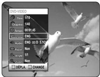 SAMSUNG DVD-R100E - Utilisation de la touche ANYKEY - 2