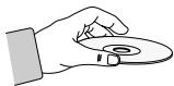 SAMSUNG DVD-R100E - Comment tener les disques? - 1