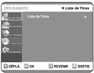 SAMSUNG DVD-R100E - Appuyez sur la touche MENU. - 1