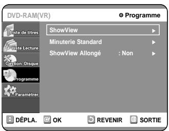 SAMSUNG DVD-R100E - Appuyez sur la touche ▲ pour selectionner “Programme” et ensuite sur la touche OK ou ▷. - 1