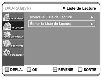 SAMSUNG DVD-R100E - Utilisation de la touche MENU - 1