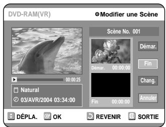 SAMSUNG DVD-R100E - Modifier une scene (Remplacer une scene) - 4