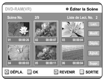 SAMSUNG DVD-R100E - Modifier une scene (Remplacer une scene) - 6