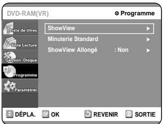 SAMSUNG DVD-R100E - Appuyez sur la touches ▼ pour sélectionner “Programme” et appuyez ensuite sur la touche OK ou ▷. - 1