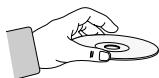 SAMSUNG DVD-R121 - Comment tener les disques ? - 1