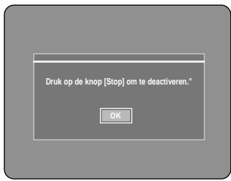 SAMSUNG DVD-R121 - Het bericht Stel de tv in op Interlace invoer. "Druk op de knop [Stop] om te deactiveren." verschijnt. Druk op OK. - 1