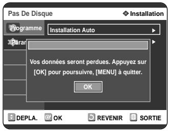 SAMSUNG DVD-R121 - Pré-réglage des canaux avec la fonction de réglage automatique - 4