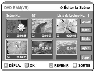 SAMSUNG DVD-R121 - Ajouter une scène - 1