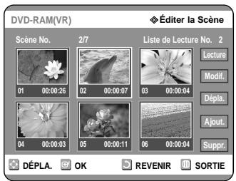 SAMSUNG DVD-R121 - Lire une scène sélectionnée - 1