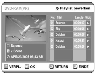 SAMSUNG DVD-R121 - Met de toets PLAY LIST - 1