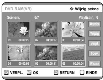 SAMSUNG DVD-R121 - Scène verplaatsen binnen Playlist - 3