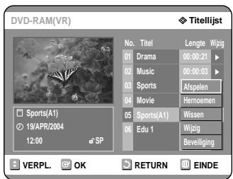 SAMSUNG DVD-R121 - Met de MENU toets - 2