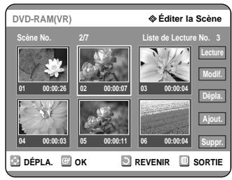 SAMSUNG DVD-R121 - Modifier une scene (Remplacer une scene) - 5