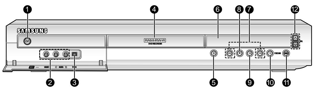 SAMSUNG DVD-R121 - Voorpaneel (DVD-R120) - 1