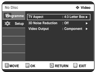 SAMSUNG DVD-R121 - Setting up Video Output Options - 3