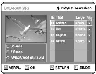 SAMSUNG DVD-R121 - Met de PLAY LIST toets - 1