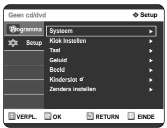 SAMSUNG DVD-R121 - De NICAM-opties instellen - 2