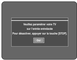 SAMSUNG DVD-R121 - Pour annuler le réglage "Progressif" - 2