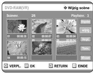 SAMSUNG DVD-R121 - Scène verwijderen - 1