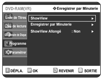 SAMSUNG DVD-R121 - Appuyez sur la touche ▼ pour selectionner Programme et ensuite sur la touche OK ou ▷. - 1