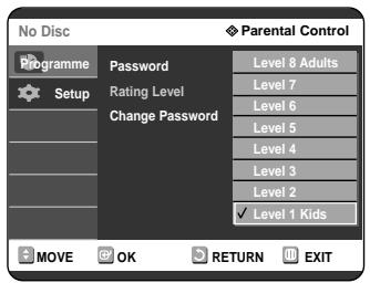 SAMSUNG DVD-R121 - If you forget your password - 2