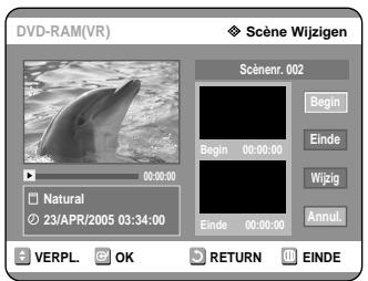 SAMSUNG DVD-R121 - Druk op de OK toets. De geseleerde scene worden afgespeeld. - 4