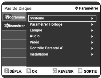 SAMSUNG DVD-R121 - Configuration des options audio - 2
