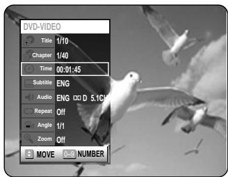 SAMSUNG DVD-R121 - Moving to a scene directly using the ANYKEY - 4