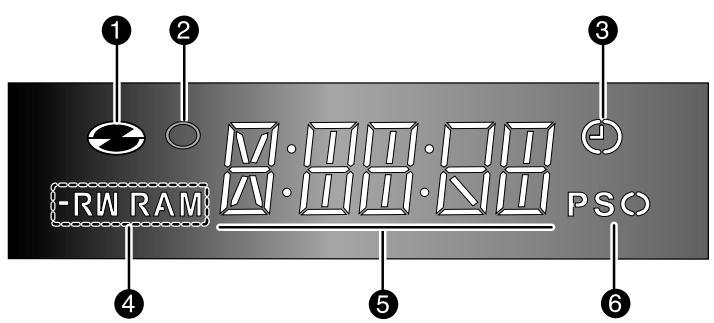 SAMSUNG DVD-R121 - Display Voorpaneel (DVD-R120) - 1