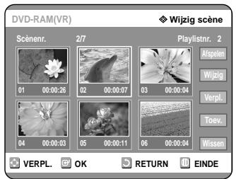 SAMSUNG DVD-R121 - Druk op de OK toets. De geseleerde scene worden afgespeeld. - 3