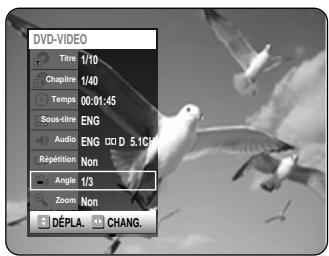 SAMSUNG DVD-R121 - Changer l'angle de laamera - 3