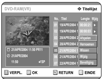 SAMSUNG DVD-R121 - Met de MENU toets - 3