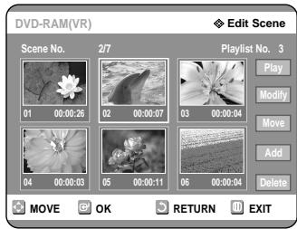 SAMSUNG DVD-R121 - Modifying a Scene (Replacing a Scene) - 1