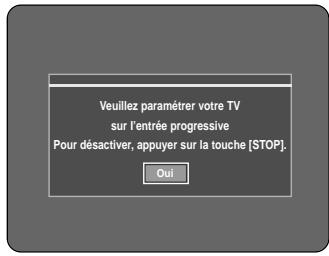 SAMSUNG DVD-R121 - Pour activer le réglage "Progressif" - 2
