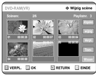 SAMSUNG DVD-R121 - Scène verwijderen - 2