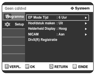 SAMSUNG DVD-R121 - De NICAM-opties instellen - 3