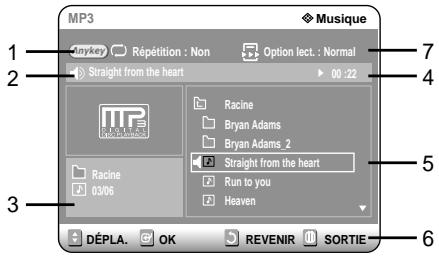 SAMSUNG DVD-R121 - 4-2 Appuyez sur les touches numériques pour selectionner la piste (chanson) ; la lecture de la piste (chanson) commence automatiquement. - 1