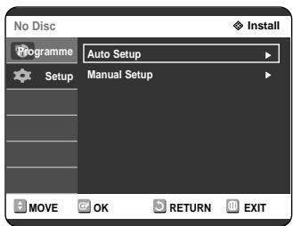 SAMSUNG DVD-R121 - Presetting Channels with the Manual Setup function - 3