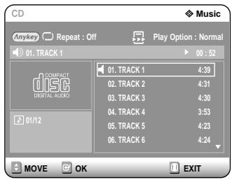 SAMSUNG DVD-R121 - Playing an Audio CD(CD-DA) - 1