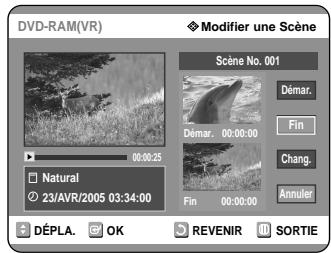 SAMSUNG DVD-R121 - Modifier une scene (Remplacer une scene) - 4