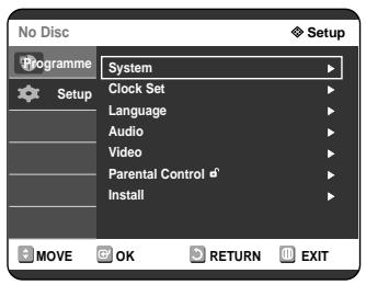 SAMSUNG DVD-R121 - Setting up NICAM Options - 2