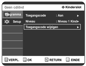 SAMSUNG DVD-R121 - Indien u uw toegangscode vergeet. - 3