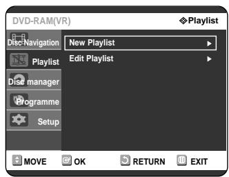 SAMSUNG DVD-R121 - Creating a Playlist - 3
