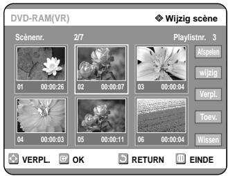 SAMSUNG DVD-R121 - Druk op de OK toets. De geseleerde scene worden afgespeeld. - 7