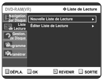 SAMSUNG DVD-R121 - Créer une Liste de Lecture - 3