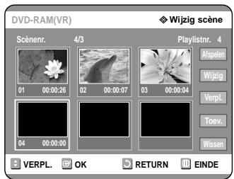 SAMSUNG DVD-R121 - Scène toevoegen - 1