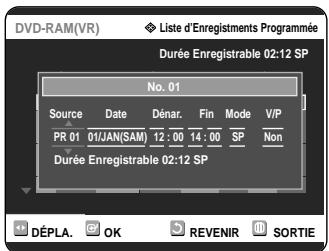 SAMSUNG DVD-R121 - Appuyez sur OK ou sur le bouton - 1